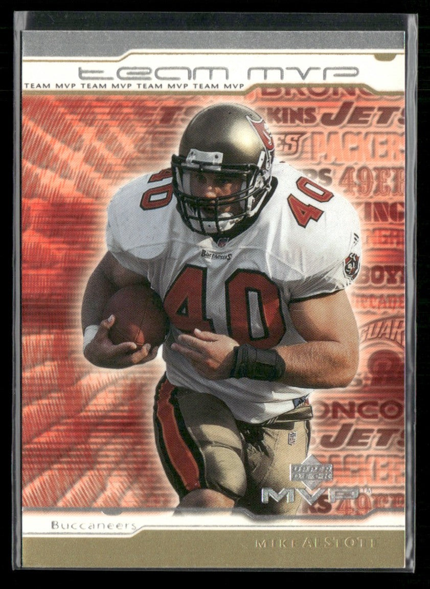 Mike Alstott 2001 Upper Deck Team MVP #MVP12 Tampa Bay Buccaneers