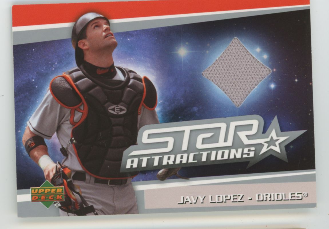 Javy Lopez 2006 Upper Deck Star Attractions Jersey #SA-JL Baltimore Orioles