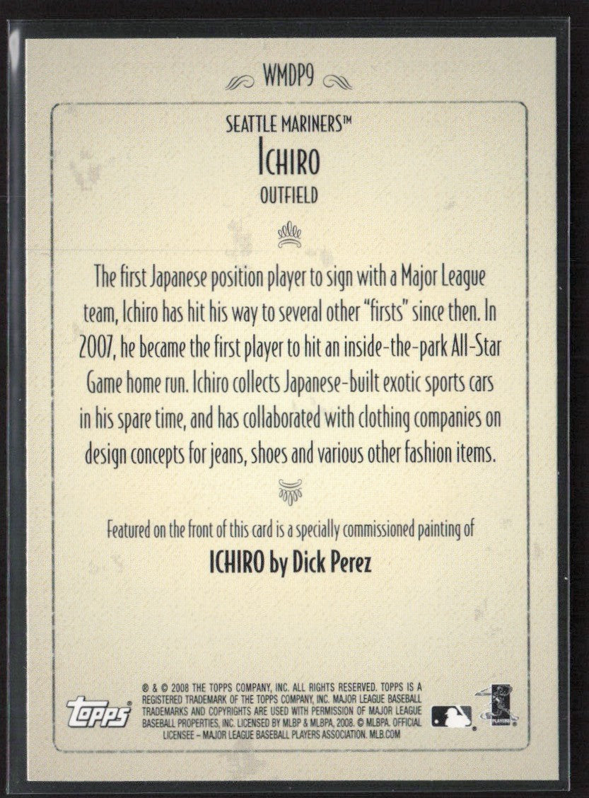 Ichiro Suzuki 2008 Topps Dick Perez #WMDP9 Seattle Mariners