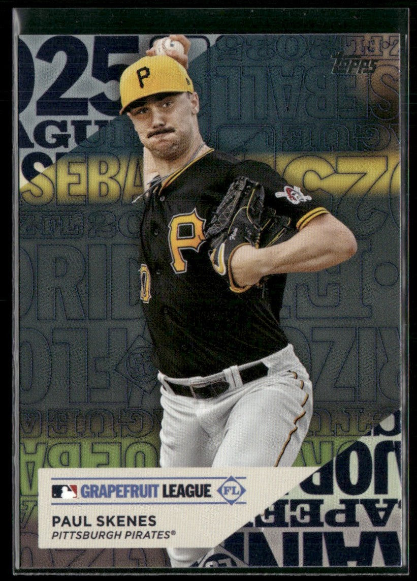 Paul Skenes 2025 Topps Training Grounds #TG-23 Pittsburgh Pirates
