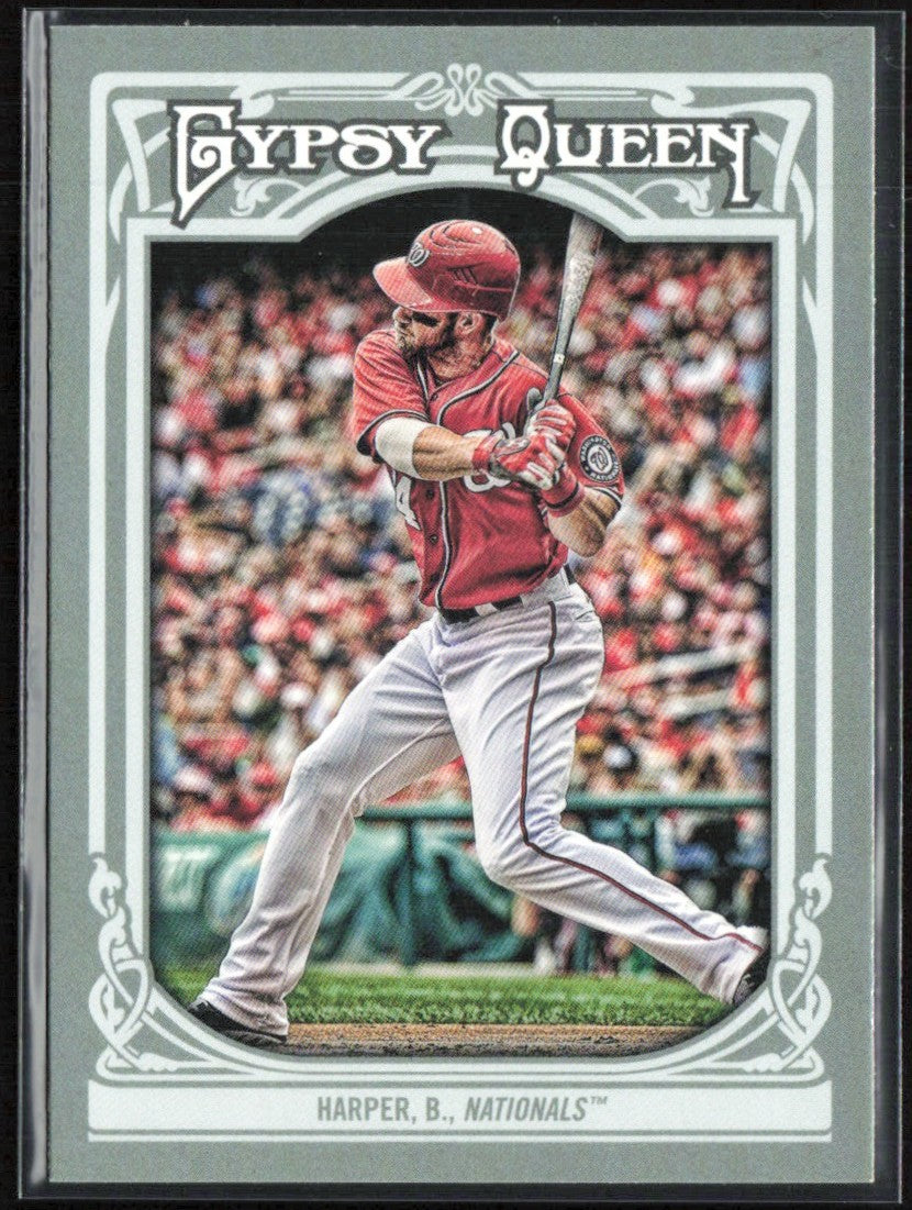 Bryce Harper 2013 Topps Gypsy Queen Swinging #100 Washington Nationals