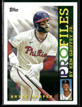 Bryce Harper 2026 Topps Profiles by Ken Griffey Jr. #TP-19 Philadelphia Phillies