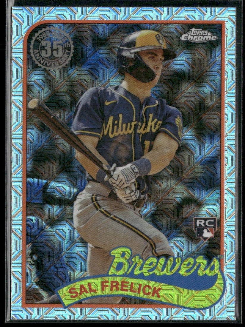 Sal Frelick 2024 Topps Chrome 1989 Silver Pack Mojo Refractor RC #T89C-16