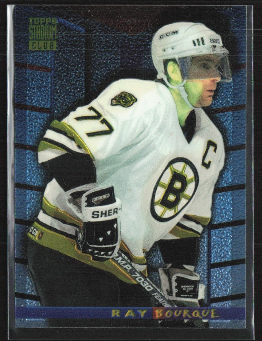 Ray Bourque 1994 Topps Stadium Club Finest #8 Boston Bruins