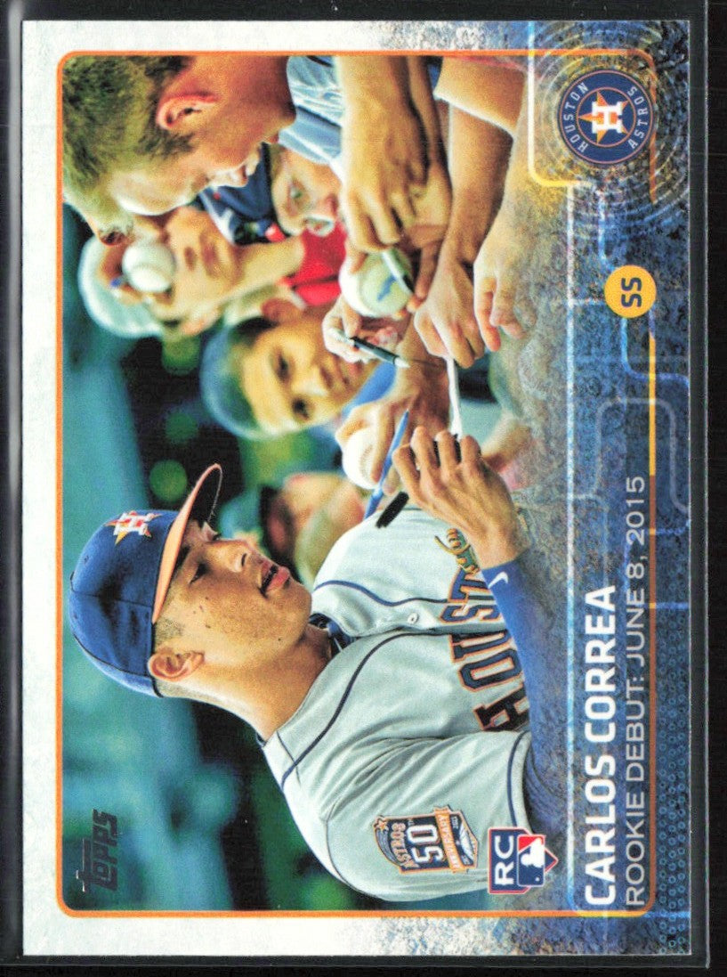 Carlos Correa 2015 Topps Update RC #US251 Houston Astros