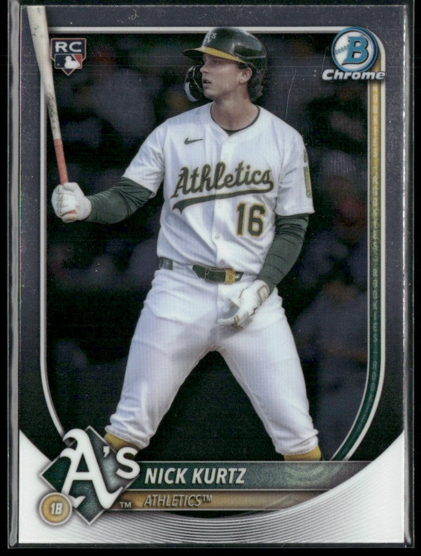Nick Kurtz 2025 Bowman Chrome RC #93 Athletics