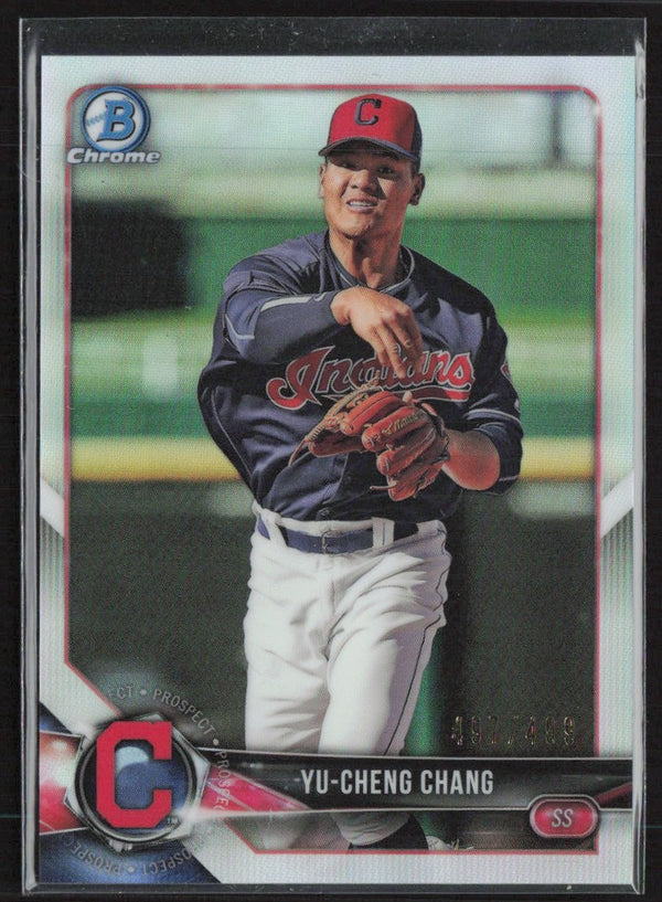 Yu-Cheng Chang 2018 Bowman Chrome Refractor Purple /499 #BCP128