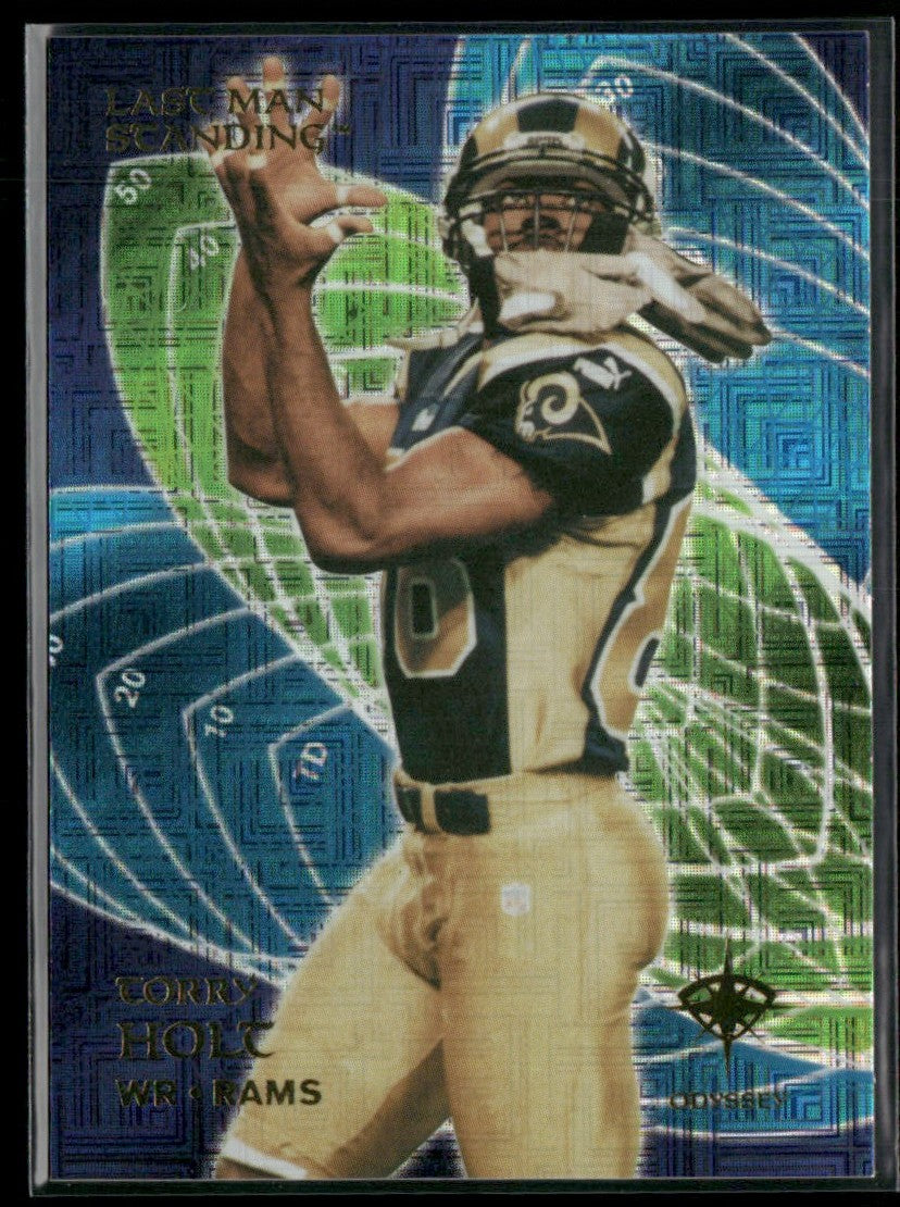 Torry Holt 2000 Collector's Edge Last Man Standing /2500 #186 Los Angeles Rams