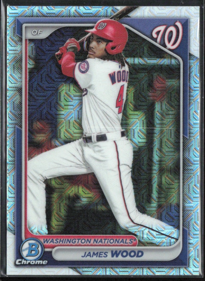 James Wood 2024 Bowman Chrome Mega Box Mojo Refractor #BCP-91