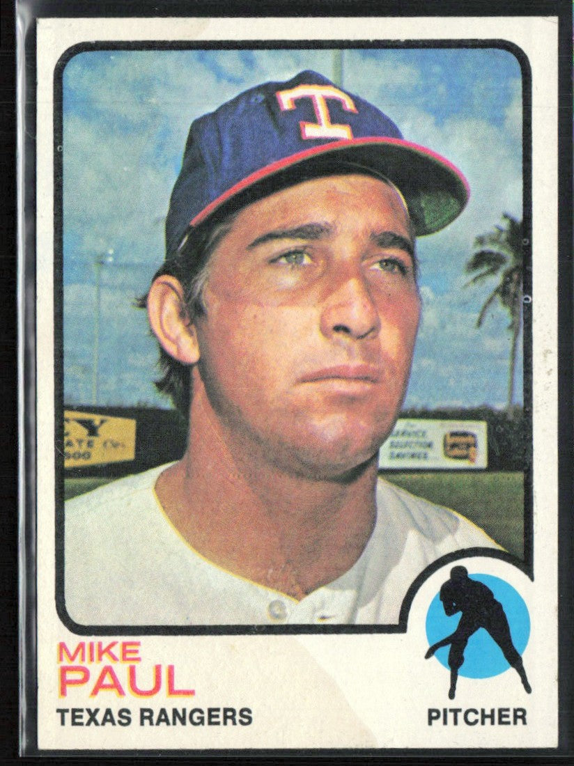 Mike Paul 1973 Topps #58 Texas Rangers