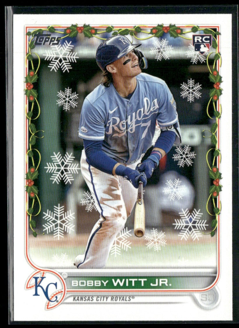 Bobby Witt Jr. 2022 Topps Holiday RC #HW150 Kansas City Royals