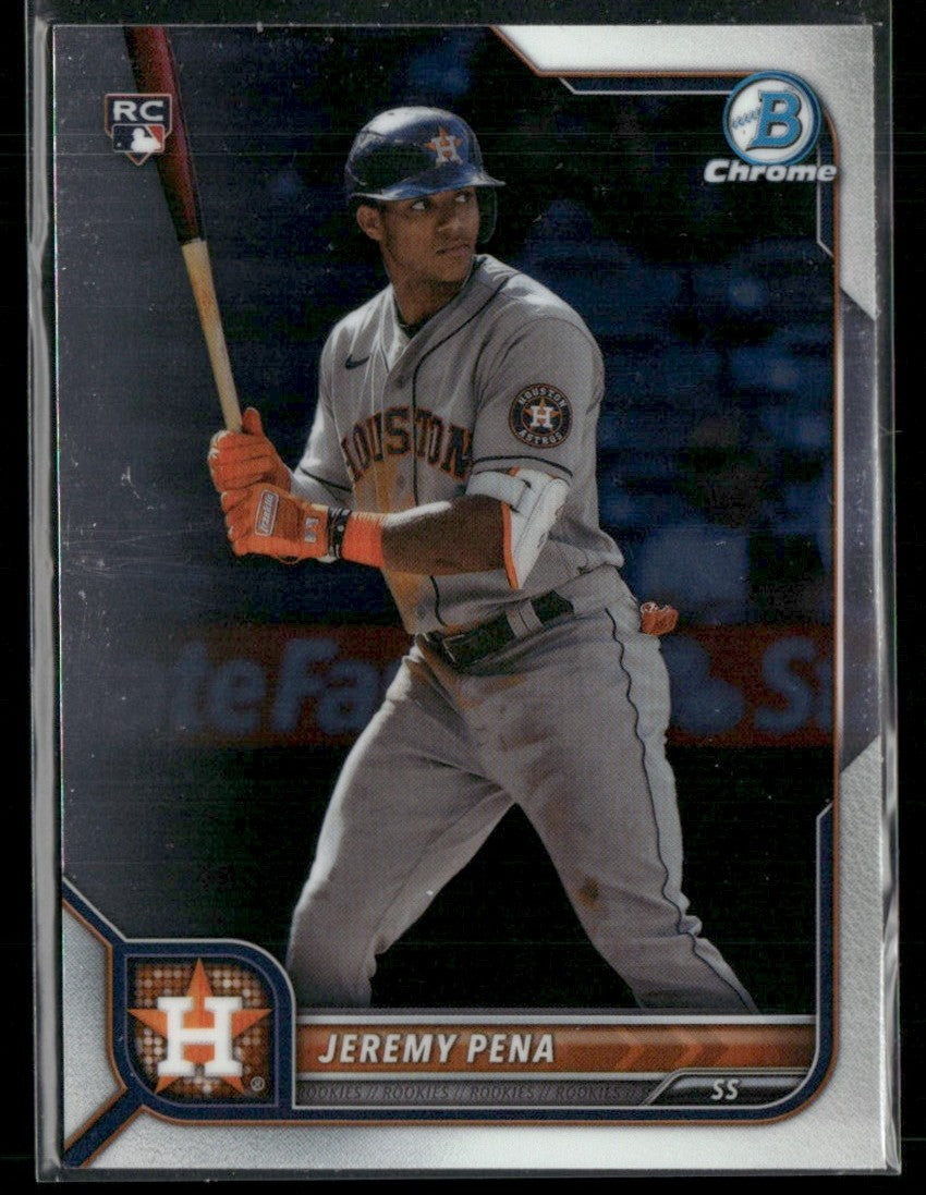 Jeremy Pena 2022 Bowman Chrome RC #35 Houston Astros