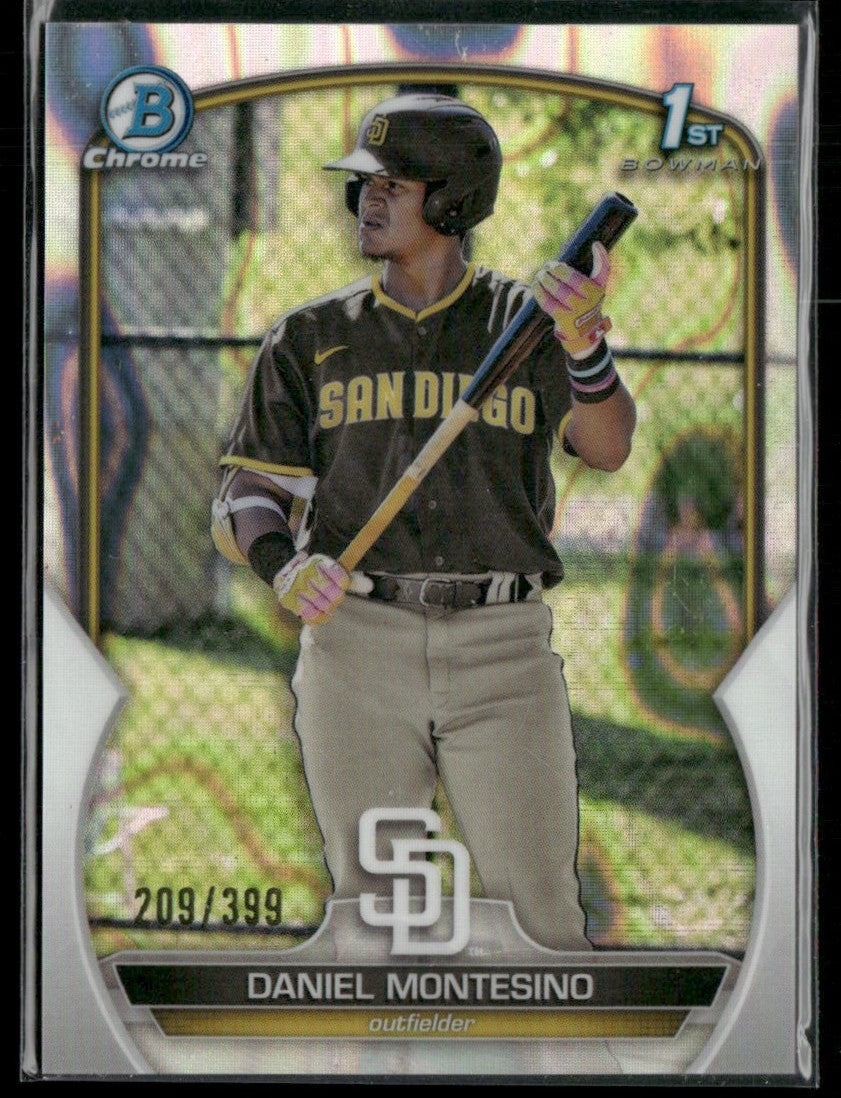 Daniel Montesino 2023 Bowman Chrome 1st Lava Refractor /399 #BCP-114