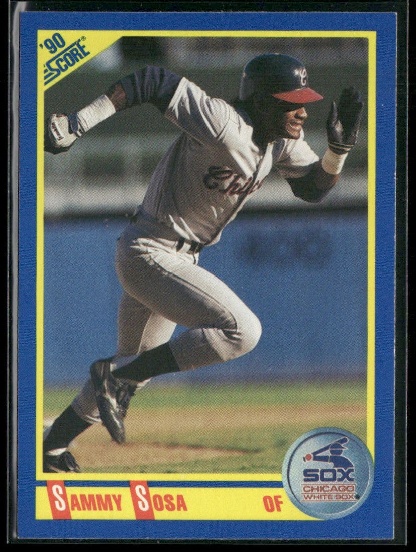 Sammy Sosa 1990 Score RC #558 Chicago White Sox