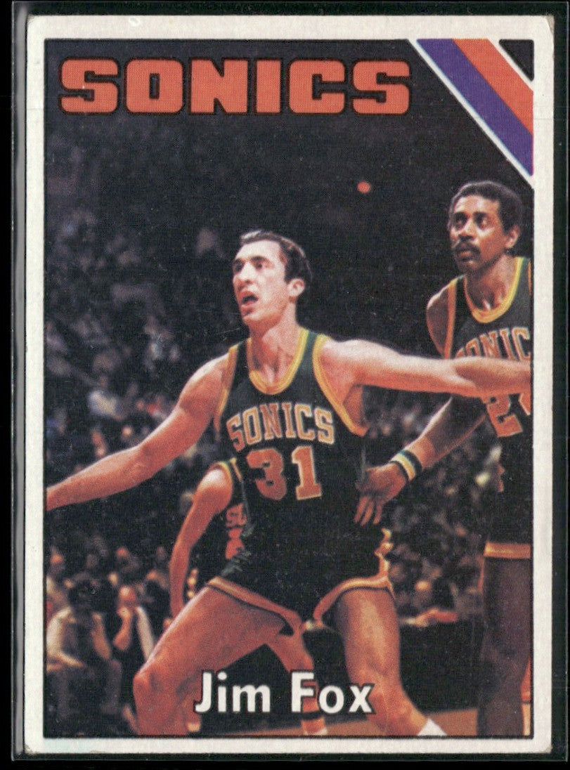 Jim Fox 1975 Topps #164 Seattle SuperSonics