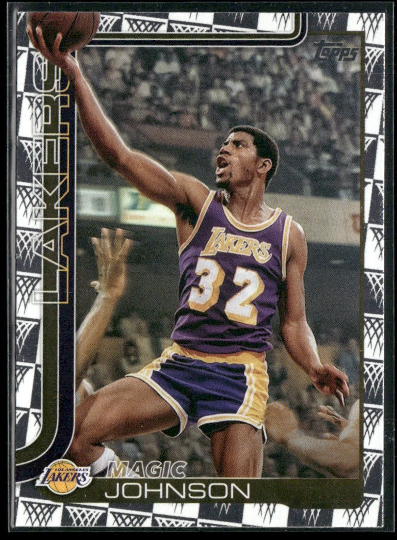 Magic Johnson 2025 Topps Season Tip Off #255 Los Angeles Lakers