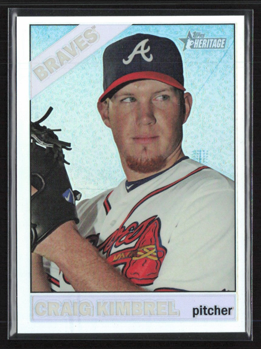 Craig Kimbrel 2015 Topps Heritage Chrome Refractor /566 #THC-472 Atlanta Braves
