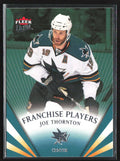 Joe Thornton 2008 Fleer Ultra Franchise Players #FP2 San Jose Sharks