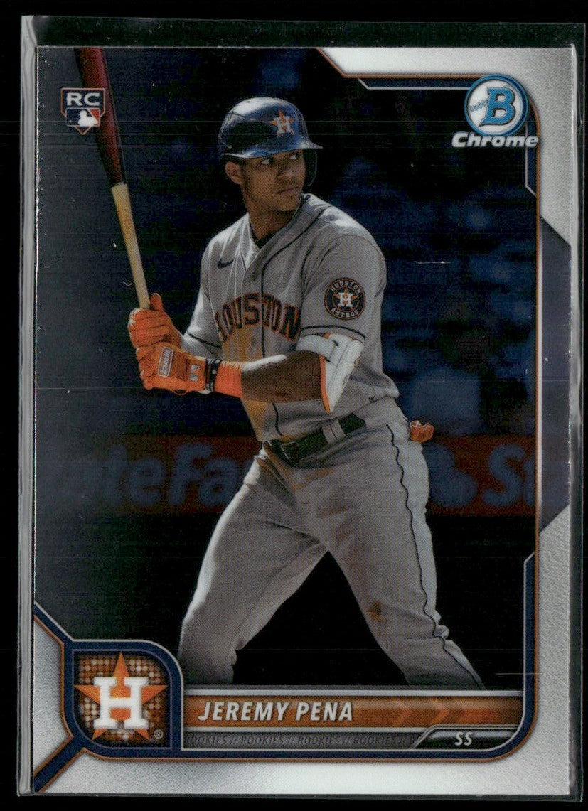 Jeremy Pena 2022 Bowman Chrome RC #35 Houston Astros