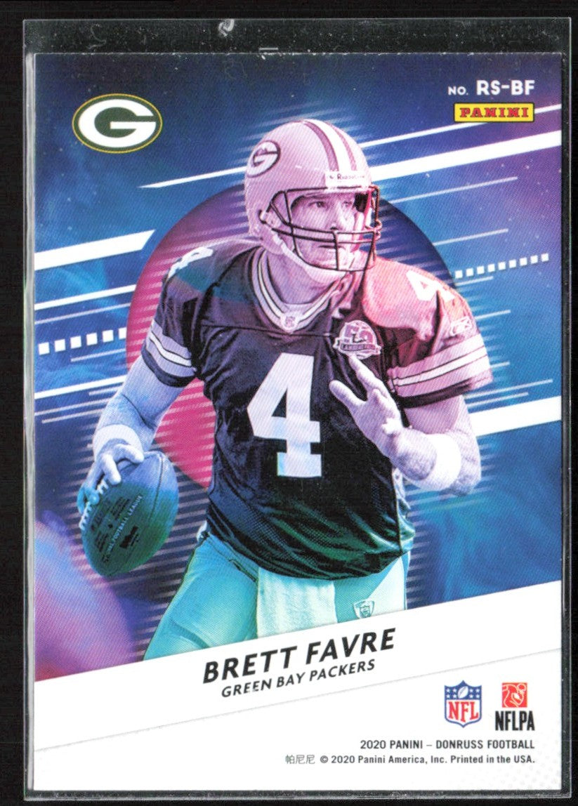 Brett Favre 2020 Panini Donruss Retro Series #RS-BF Green Bay Packers