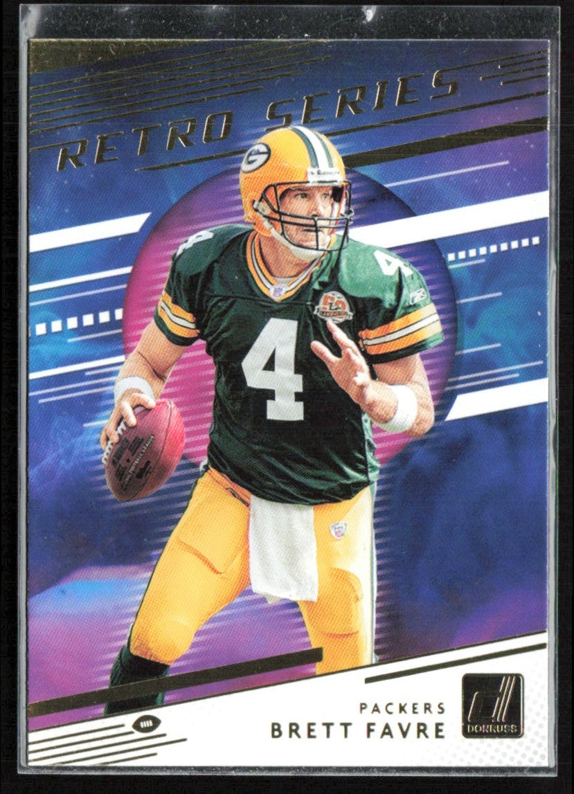 Brett Favre 2020 Panini Donruss Retro Series #RS-BF Green Bay Packers