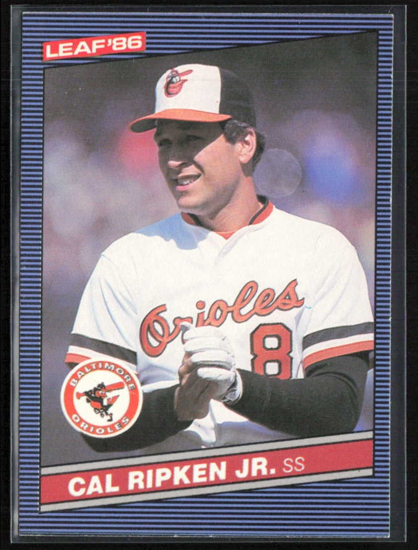 Cal Ripken Jr. 1986 Leaf #142 Baltimore Orioles
