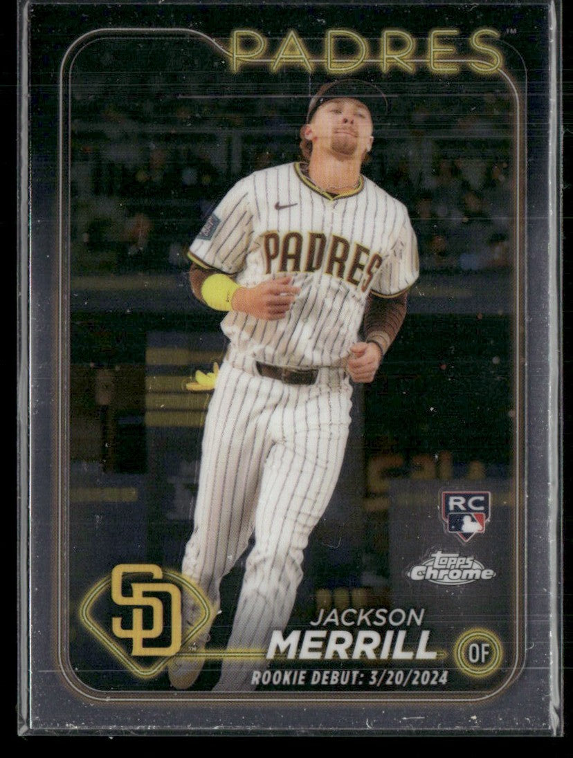 Jackson Merrill 2024 Topps Chrome Update RC #USC57 San Diego Padres