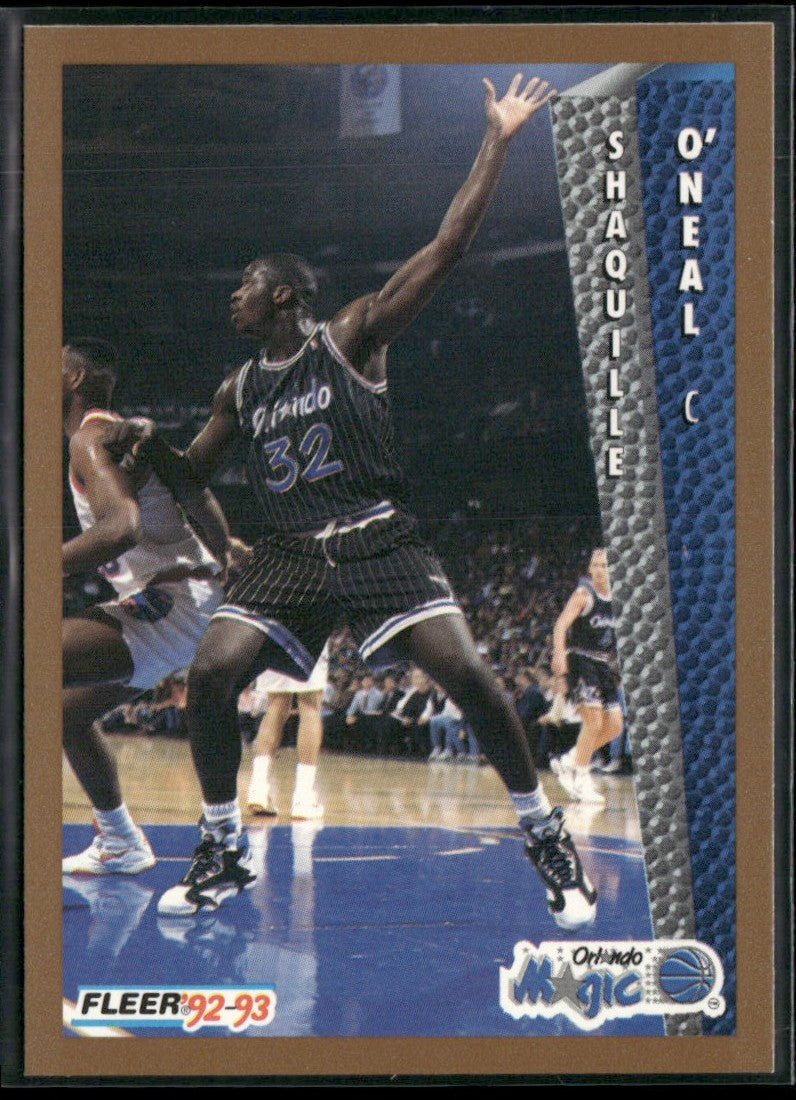 Shaquille O'Neal 1992 Fleer RC #401 Orlando Magic