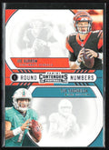 Joe Burrow / Tua Tagovailoa 2020 Panini Contenders Round Numbers RC #RN-BT