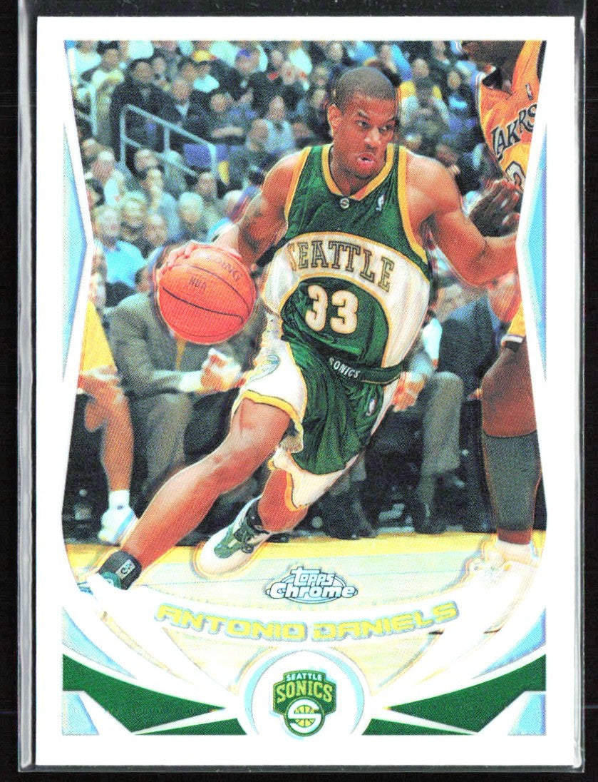 Antonio Daniels 2004 Topps Chrome Refractor #91 Seattle SuperSonics