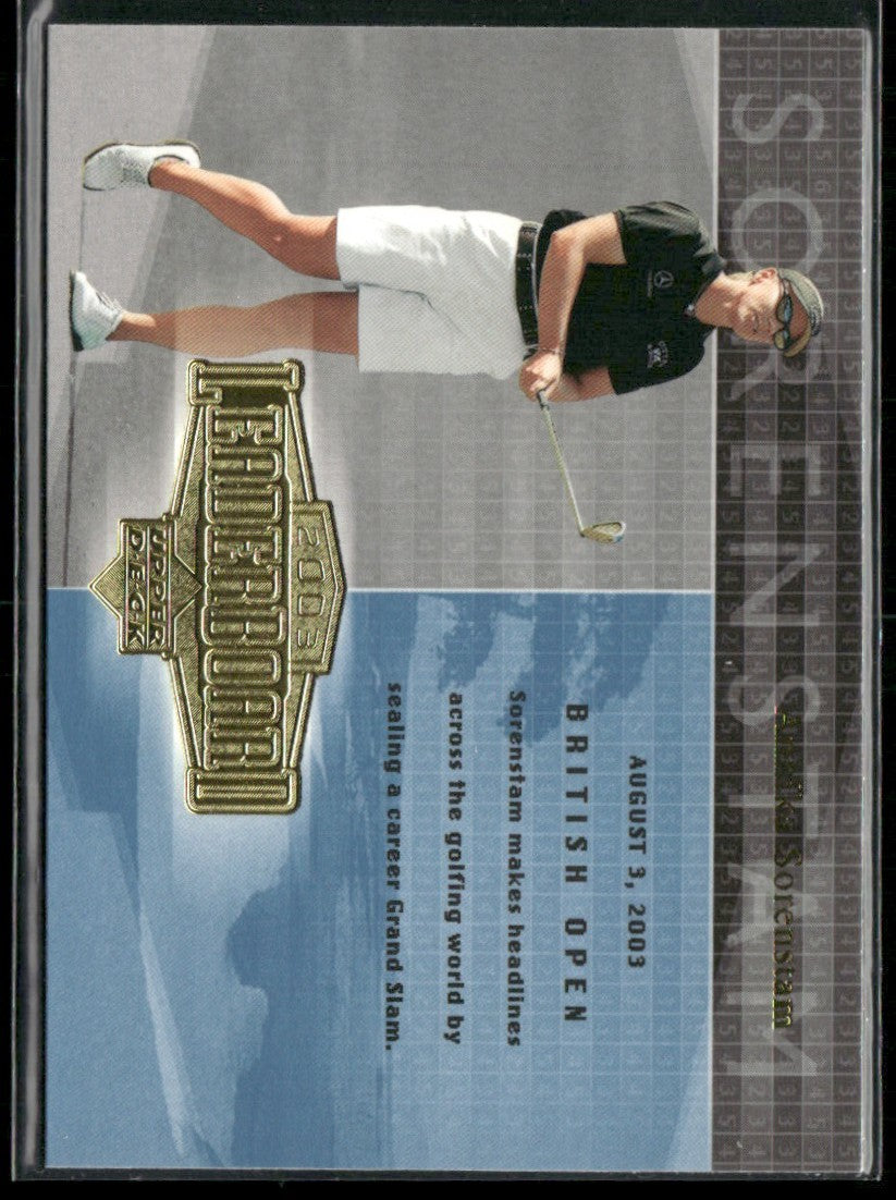 Annika Sorenstam 2004 Upper Deck Leadboard #69