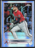 Freddie Freeman 2022 Topps Chrome Prism Refractor #14 Atlanta Braves