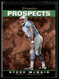 Steve McNair 1995 Upper Deck Electric Gold Premier Prospects #3 Houston Oilers