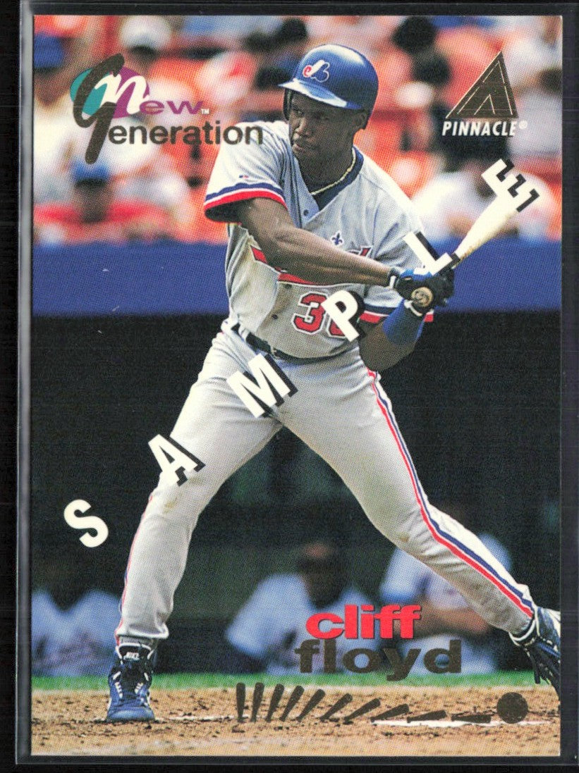 Cliff Floyd 1994 Pinnacle New Generation Sample #NG10 Montreal Expos