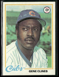 Gene Clines 1978 Topps #639 Chicago Cubs