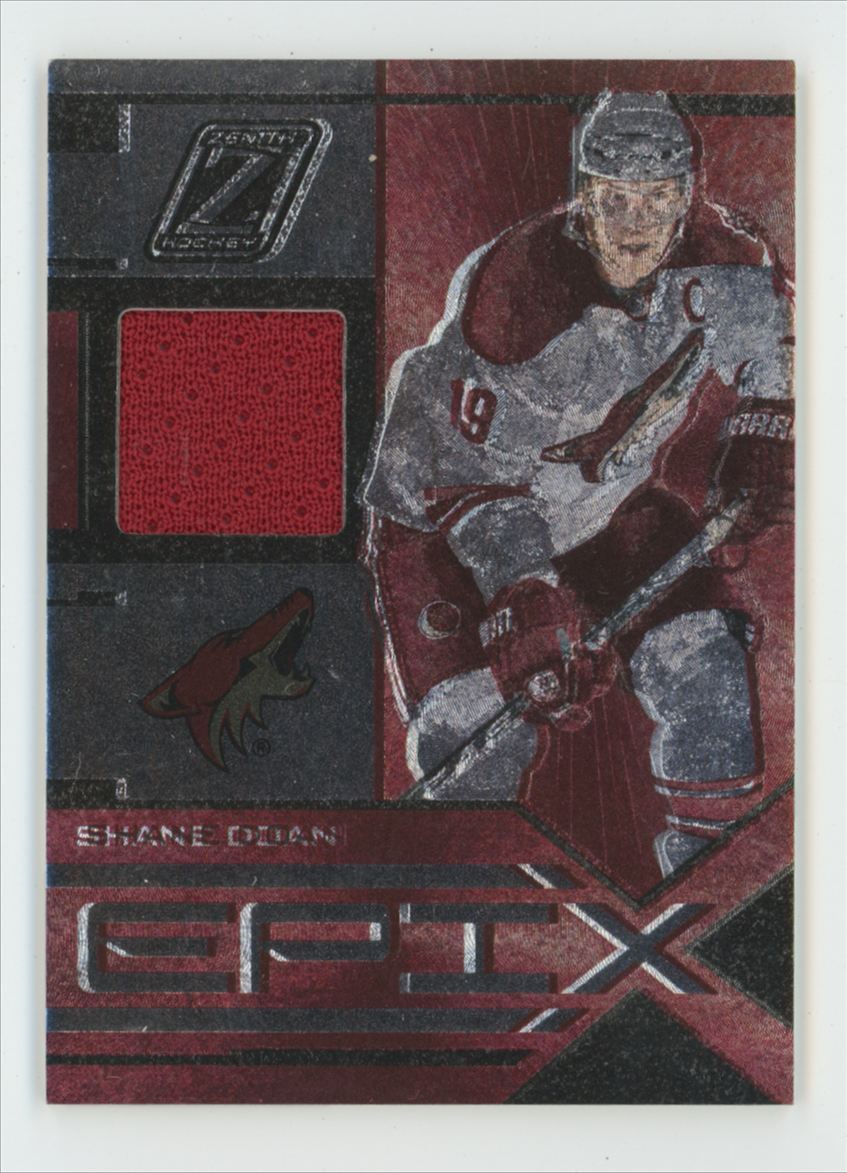 Shane Doan 2010 Panini Zenith Epix /100 Jersey #22 Phoenix Coyotes