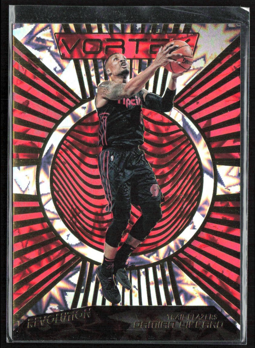 Damian Lillard 2018 Panini Revolution Vortex Impact #27 Portland Trail Blazers