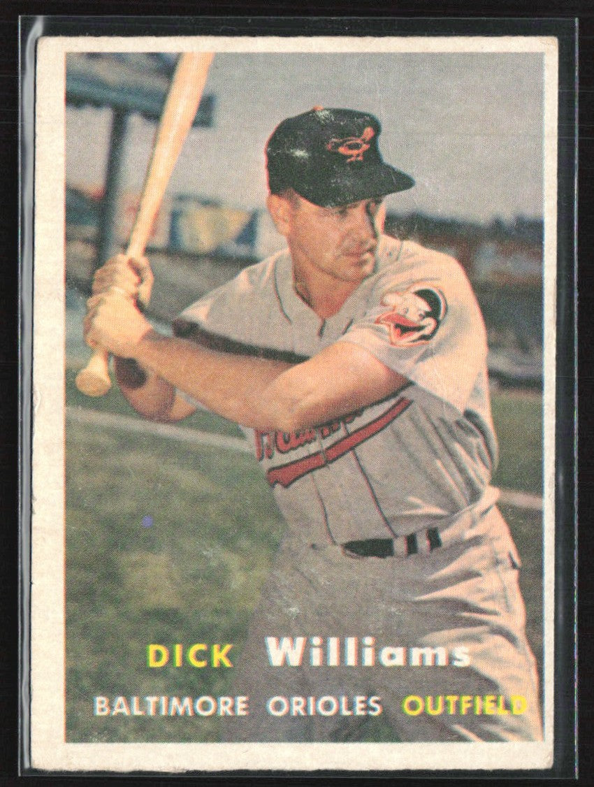 Dick Williams 1957 Topps #59 Baltimore Orioles
