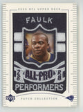 Marshall Faulk 2003 UD NFL Collection Upper Deck Patch #155 St. Louis Rams