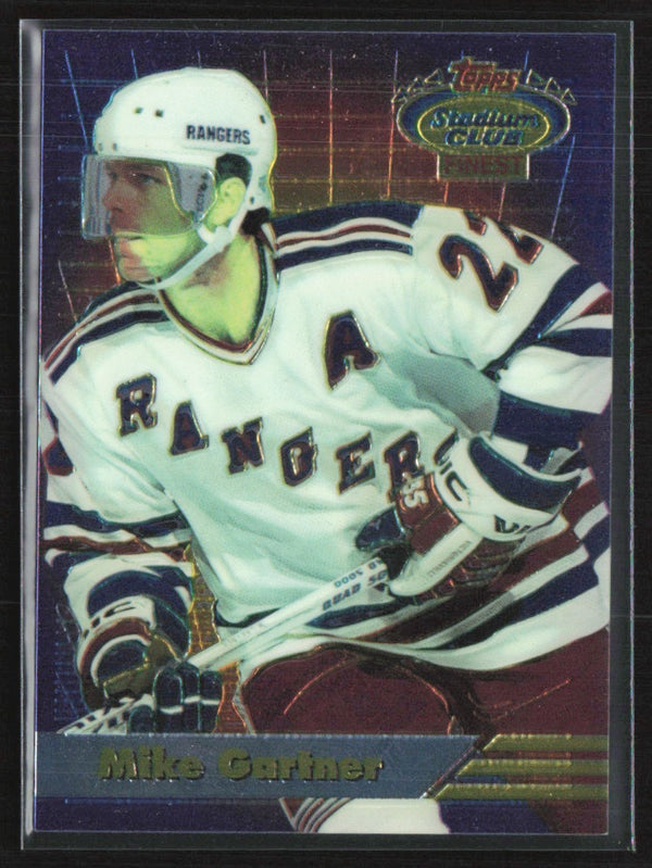 Mike Gartner 1993 Topps Stadium Club Finest #6 New York Rangers