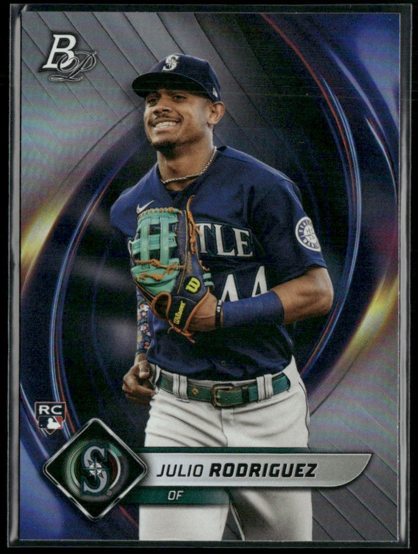 Julio Rodriguez 2022 Bowman Platinum RC #41 Seattle Mariners