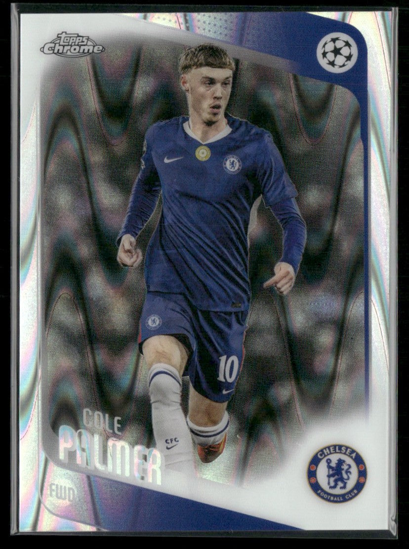 Cole Palmer 2025 Topps Chrome UEFA Club Competitions Raywave #118 Chelsea FC