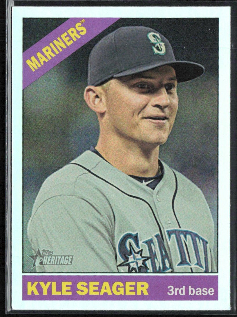 Kyle Seager 2015 Topps Heritage Chrome Foil #THC-493 Seattle Mariners