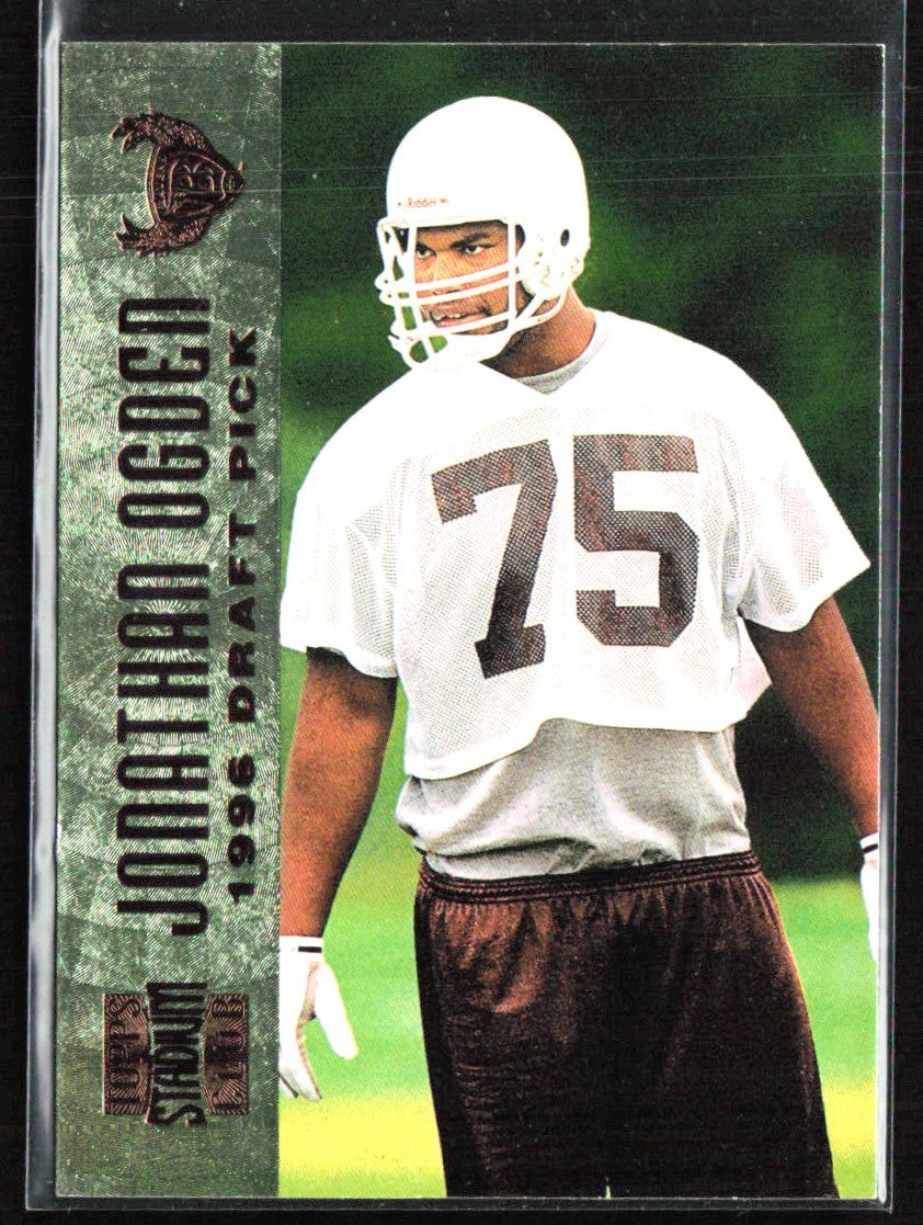 Jonathan Ogden 1996 Topps Stadium Club RC #139 Baltimore Ravens