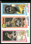 James Bailey/Don Buse/Adrian Dantley 1980 Topps Singles RC AUTO #227-6-190