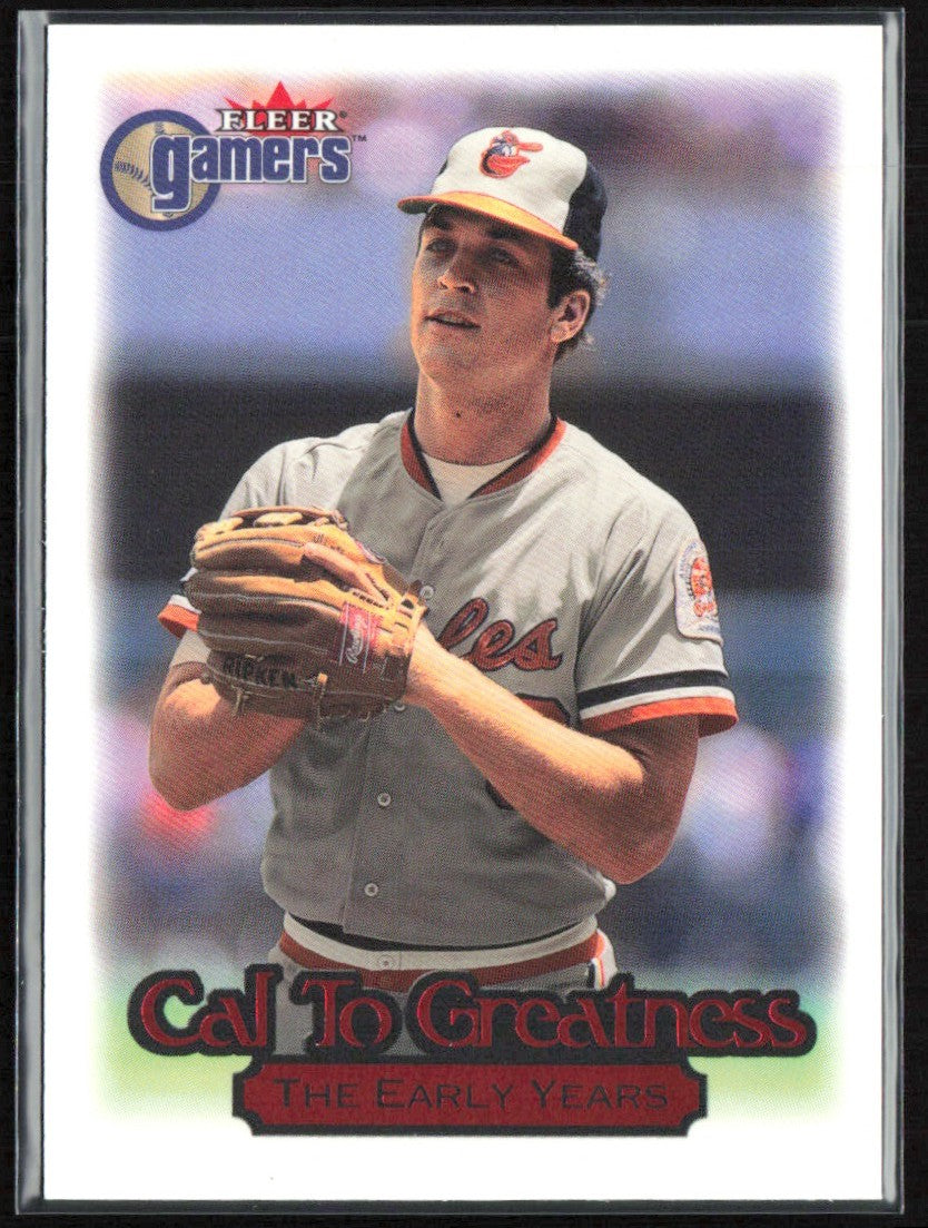 Cal Ripken Jr. 2000 Fleer Gamers To Greatness #4 Baltimore Orioles