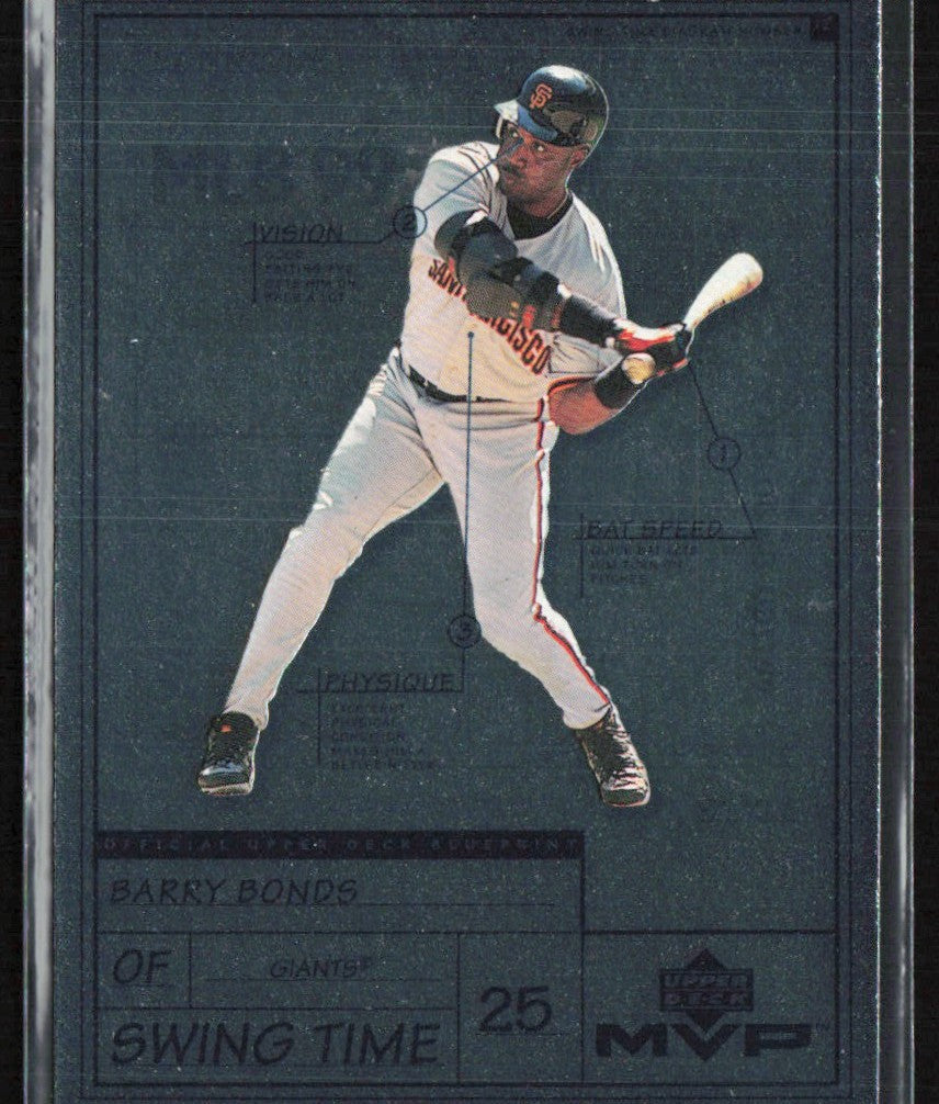 Barry Bonds 1999 Upper Deck MVP Swing Time #S7 San Francisco Giants
