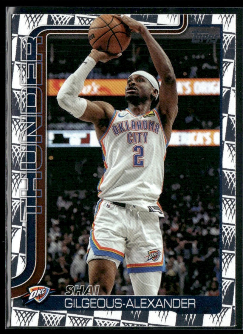 Shai Gilgeous-Alexander 2025 Topps Season Tip Off #115 Oklahoma City Thunder