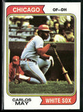 Carlos May 1974 Topps #195 Chicago White Sox