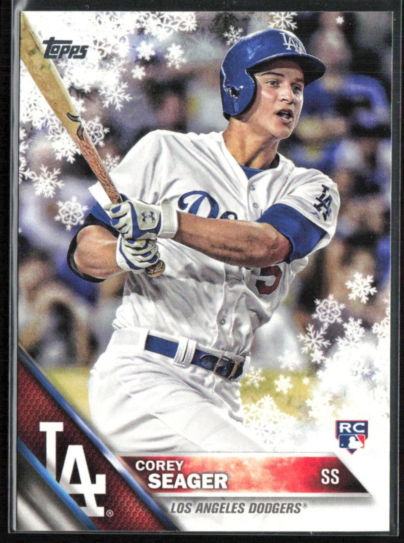 Corey Seager 2016 Topps Holiday RC #HMW129 Los Angeles Dodgers